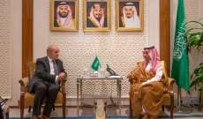 وزير الخارجية السعودي بحث مع لودريان تطورات الملف اللبناني