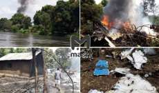 مقتل 5 أشخاص بحادث تحطم طائرة شحن في دولة جنوب السودان