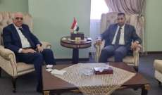 سفير العراق التقى نقيب المحررين: بغداد تقف إلى جانب لبنان وتدعمه ولا تزال تمده شهريا بكميات من الفيول