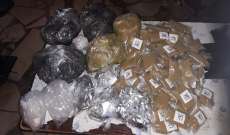الجيش: توقيف مواطن على حاجز حربتا في البقاع وضبط كمية من المخدرات وحبوب الكبتاغون