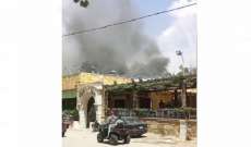 النشرة: حريق في أحد مطاعم بعلبك واقتصرت الأضرار على الماديات