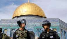 سلطات إسرائيل: نشر 3000 شرطي في القدس تخوفًا من تصعيد قبيل 