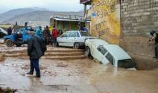 إرتفاع عدد ضحايا السيول في إيران إلى 56 قتیلًا و18 بعداد المفقودين