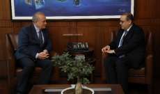 البيسري عرض مع سفير قطر المستجدات على الساحتين اللبنانية والإقليمية وسبل تعزيز التعاون
