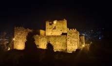 بلدية جبيل- بيبلوس أضاءت المنطقة الأثرية والقلعة الصليبيّة بواسطة مصابيح كهربائية