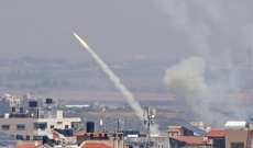 الجيش الإسرائيلي أعلن عن إطلاق للصواريخ نفذ من قطاع غزة نحو البحر