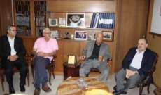 البزري بحث مع وفد من منظمة العمل الشيوعي التطورات في لبنان والمنطقة