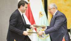 وزير الزراعة التقى نظيره المصري واتفقا على تسهيل إجراءات تبادل السلع الزراعية