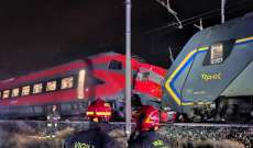 17 جريحًا على الأقل نتيجة تصادم قطارين في إيطاليا
