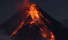 تسجيل 69 زلزالا بركانيا و56 هزة في جبل بولوسان في الفلبين