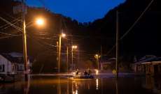 حاكم كنتاكي الأميركية: ارتفاع حصيلة ضحايا الفيضانات إلى 25 قتيلاً