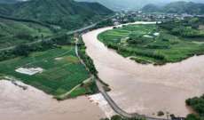 5 قتلى و15 مفقودًا جراء فيضانات وانهيارات أرضية بسبب أمطار غزيرة بجنوب الصين