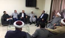 الشيخ حمود التقى وفدا من حماس لبحث تطورات القضية الفلسطينية