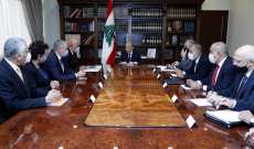 الرئيس عون: الحكومة المقبلة ستركز على خطة للنهوض الإقتصادي لمواجهة تداعيات الأشهر الأخيرة
