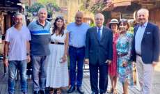 رئيس بلدية سان جان كاب فيرات الفرنسية زار جبيل في إطار اتفاقية التعاون