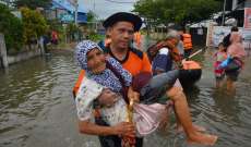 ارتفاع حصيلة الفيضانات في سومطرة الإندونيسية إلى 50 قتيلاً و27 مفقوداً