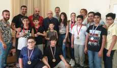 المطران درويش التقى أبطال لبنان في رياضة 