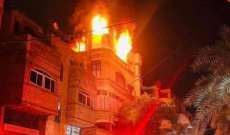 عباس أعلن الحداد ليوم واحد حدادا على أرواح ضحايا حريق مخيم جباليا بغزة
