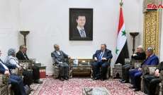 رئيس مجلس الشعب السوري التقى سفير إيران بدمشق: نؤكد على متانة علاقة البلدين