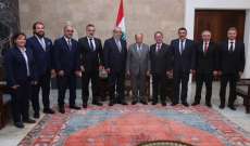 الرئيس عون التقى وفدا من "الطاشناق" شكره على مواقفه الاقتصادية والسياسية