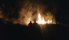 الدفاع المدني ومتطوعون سيطروا على حريق بين تكريت ورحبة في عكار