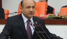وزير دفاع تركيا : انتهاك وحدة أراضي العراق وسوريا خطر كبير على تركيا