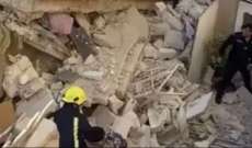 قتيلان و14 جريحًا إثر إنهيار مبنى في وسط العاصمة الأردنية عمان