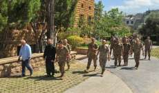 جامعة الروح القدس استقبلت وفد من ضباط كلية فؤاد شهاب في الجيش اللبناني