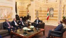 الحريري استقبل وفدا من مؤتمر فلسطينيي الخارج ولقاء مجلس الشباب اللبناني وفوشيه