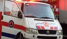 الدفاع المدني: جريحان جراء حادث سير على طريق عام قصرنبا - بعلبك