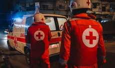 الصليب الأحمر:6 فرق تعمل على نقل الجرحى واسعاف المصابين بساحة النور