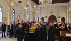 المطران العمار ترأس جنازة الخوري الياس كسرواني في كاتدرائية صيدا