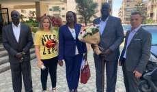 نائب وزير خارجية جنوب السودان تفقد أضرار مرفأ بيروت