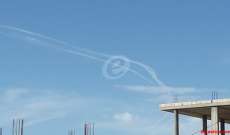 النشرة: الطيران الحربي الإسرائيلي يحلق فوق بنت جبيل ومرجعيون منفذا غارات وهمية