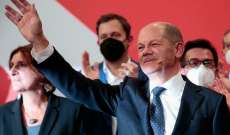 فوز الحزب الاشتراكي الديمقراطي بقيادة أولاف شولتز بالانتخابات التشريعية بألمانيا