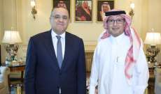 بخاري التقى البيسري وبحثا بأبرز التطورات السياسية وتعزيز التعاون الأمني بين لبنان والسعودية