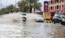 سيول قوية في الإمارات ومحمد بن راشد وجه بنقل كل الأسر المتضررة لمواقع إيواء