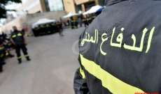 عناصر من الدفاع المدني واصلوا إخماد النيران في عدد من المناطق اللبنانية