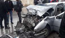 النشرة: سقوط قتيلين بحادث سير على اوتوستراد اللبوة 