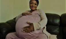 امرأة من جنوب أفريقيا تنجب عشرة أطفال