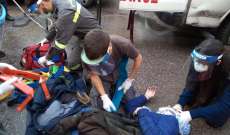 الدفاع المدني: اصابة فتاة جراء حادث صدم في الطريق الجديدة