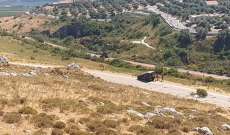 اعمال حفريات وتدشيم للجيش الإسرائيلي على الحدود الجنوبية في المطلة