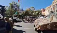 دبابة تضرب مدخل القصر الوطني في بوليفيا وجنود يدخلون المبنى في لاباز ومعلومات عن محاولة انقلاب