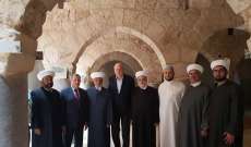 المفتي دريان تفقد المشروعين الكبيرين في رحاب المسجد العمري الكبير