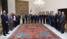 الرئيس عون: لبنان سيستعيد دوره المميز بعد زوال ظروفه الصعبة 