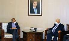 الخارجية السورية: المعلم بحث مع خاجي آفاق العلاقات بين البلدين وسبل تعزيزها