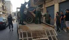 شرطة بلدية طرابلس صادرت بسطات وعربات مخالفة