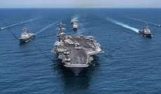 الأسطول الخامس الأميركي: نحن على علم بالتقارير بشأن حادثة تتعلق بمسيرتين بحريتين في البحر الأحمر