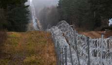 حرس الحدود البولندي: الانتهاء من بناء 72 كم من الحاجز الإلكتروني على الحدود بين بولندا وبيلاروس