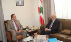 حب الله التقى الامين العام للمجلس الأعلى اللبناني السوري: لخفض رسوم الترانزيت 
